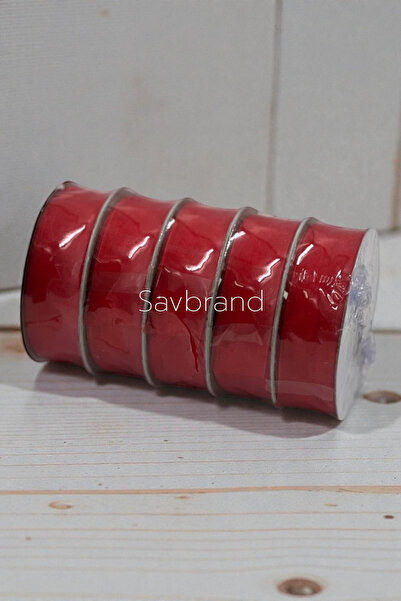 SavBrand شريط أورجانزا 2 سم - 25 ياردة |   مجموعة من 5 قطع بألوان مختلطة