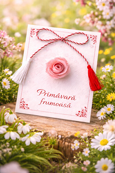 Bee Funky 3D Τριαντάφυλλο Martisor