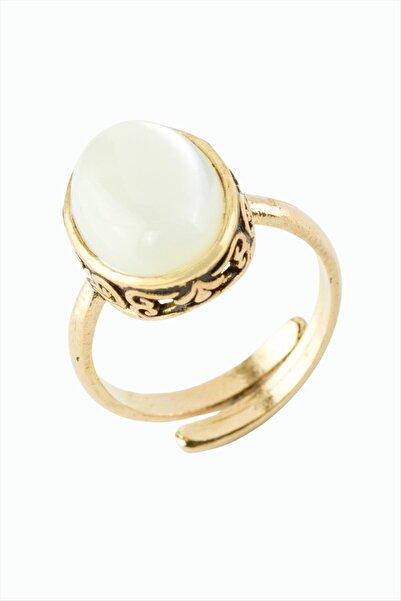 GeeS Global Oval Natural Stone Authentic Ring