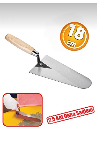 Duyar DYR 291Ahşap Saplı Sıva İnşaat Malası Sıvacı Mala 18 cm Yay Çeliği