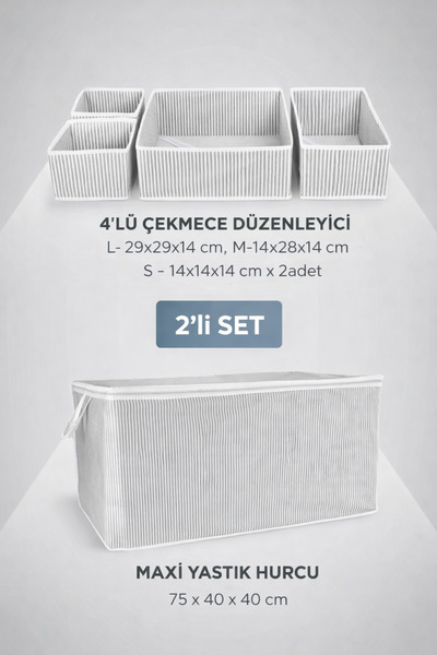 PONÇİK BEBEK Organizator sa 4 fioka i višenamenski organizator za odeću/stvar...