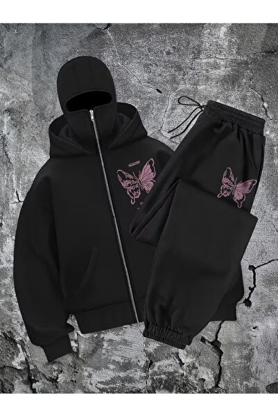 Flaubert SET DE Trening pentru Femei cu Fermoar, Stil Ninja cu Mască de Zăpad...