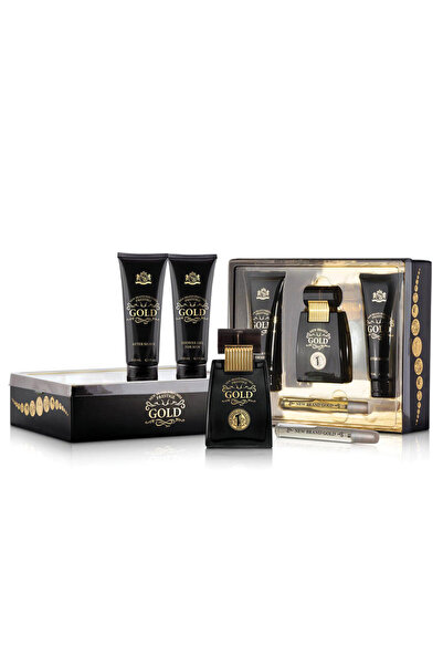 New Brand Set Marcă nouă: Gold, Apă de toaletă, Pentru bărbați, 100 ml + Gold...