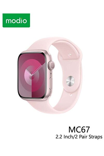 Modio MC67 Series 10 Smartwatch 2.2 Inch Display With 2 Pairs of Straps Charg...