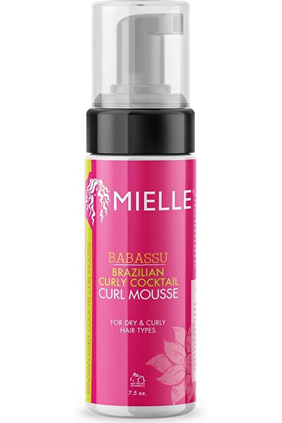 mielle organics موس باباسو البرازيلي للشعر الكيرلي، مناسب للشعر الجاف والمجعد...
