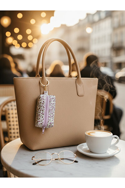 Ays Quilt Multi-Purpose Keychain Bag Charm - AirPods Case - Mini Lipstick and...