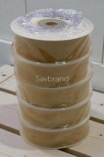 SavBrand Organza Ribbon 2 cm – 25 Yards |   5-Piece Mixed Color Set
