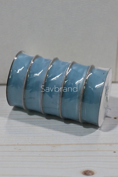 SavBrand Panglică din organza 2 cm – 25 yarzi |   Set de 5 culori asortate