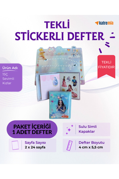 KATREMİA (1-4) STİCKER DEFTER