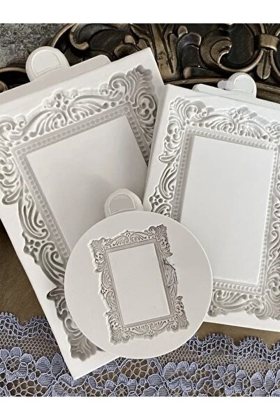 FIORE CANDLES 3’lü çerçeve silikon kalıp