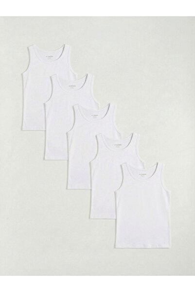 LC Waikiki Peak New Season Crew Neck Girls' Tank Top 5-Piece Set