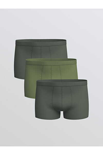 LC Waikiki Ozmarka New Season Standard Fit Cotton Flexible Men's Boxer 3-Pack