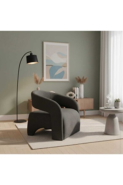 Arnohome A modern chair with a curved design, combining luxury and simplicity...