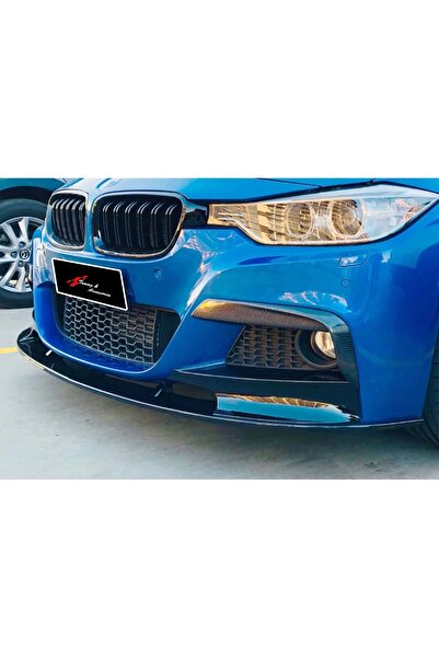 Tuning Vadisi Bmw F30 M-Technic Ön Lip Flaplı Piano Black 2012-2018