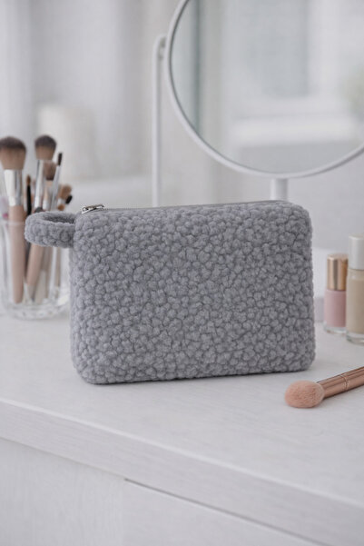 Paris Home Teddy Handbag – Daily Use Women's Bag Gray