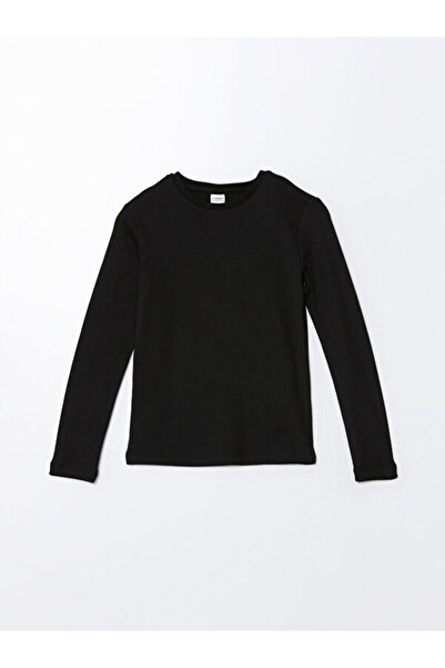 LC Waikiki Tricou cu mânecă lungă pentru băieți, cu guler zero Roba, Sparklin...