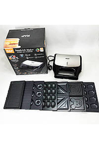 raf Compact Electric Waffle Maker R.551 850W 8 in 1