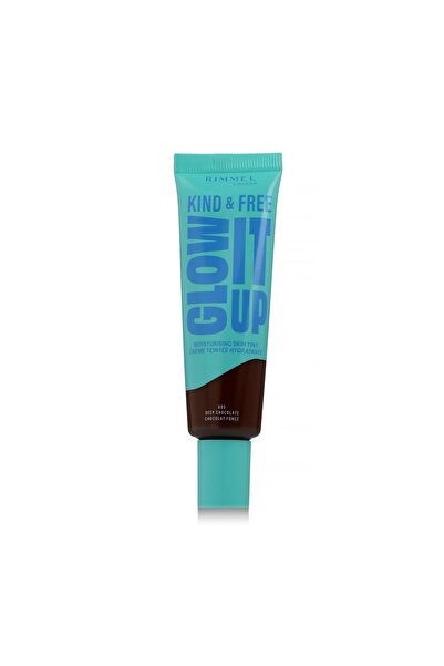 RIMMEL LONDON Kind & Free Glow It Up Ten Hidratant (605 Ciocolată Profundă) 3...
