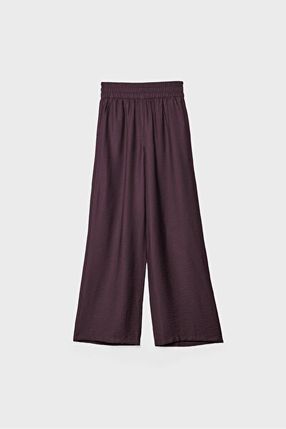 Stradivarius Wide-waisted palazzo trousers
