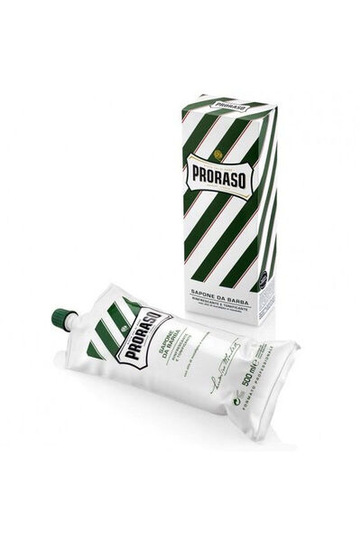 Proraso Cremă de ras profesională răcoritoare cu ulei de eucalipt și mentol 5...