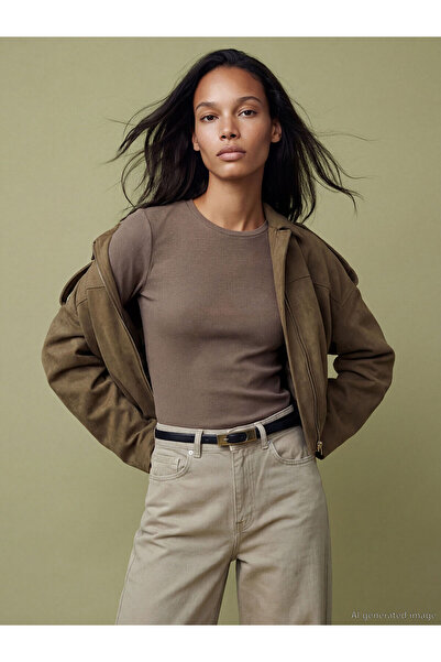 LC Waikiki Peak New Season Crew Neck Women's Bodysuit