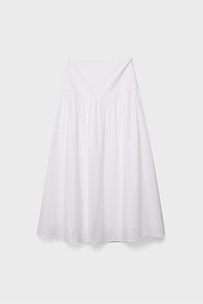 Stradivarius Poplin layered maxi skirt