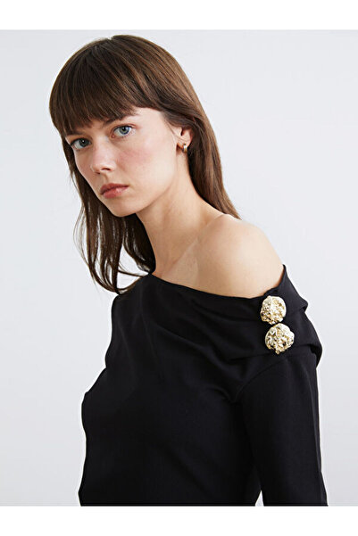 LC Waikiki Rmz Gi̇yi̇m Farkiyla Wide Roba Gathered Blouse