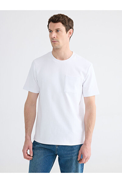 LC Waikiki Nevavm Differential Oval Collar Men's T-Shirt