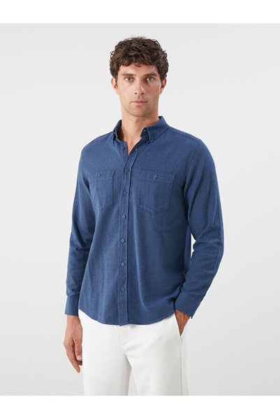 LC Waikiki Standard Fit Long Sleeve Gabardine Men's Shirt from Uzg Store for ...