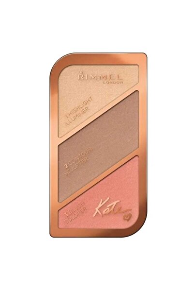 Rimmi Face contouring set with highlighter, contour and blush number 002