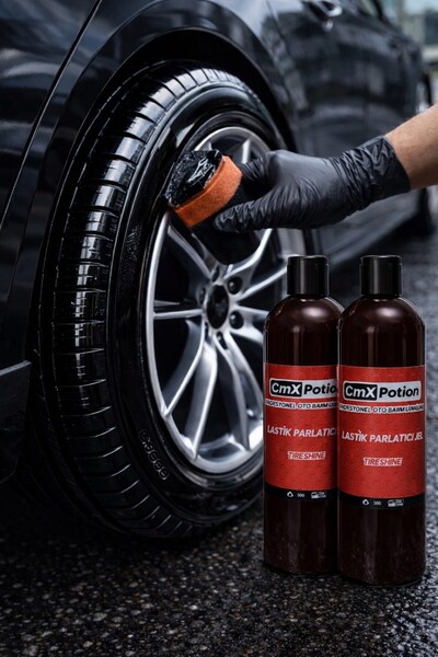 CmXPotion Lastik Parlatıcı Jel Endurance Tire Shine 2 Adet Uzun Süre Kalıcılı...