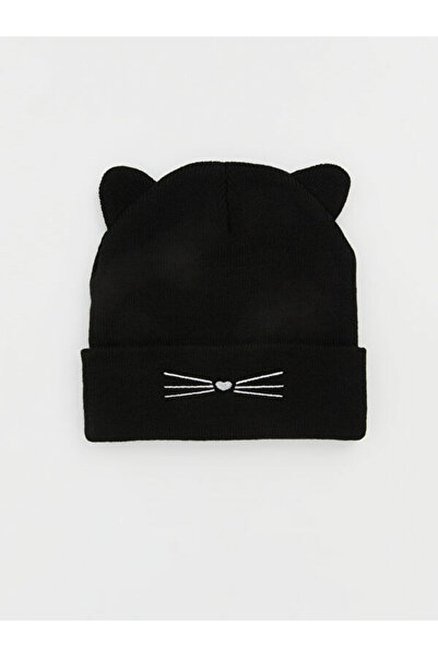 LC Waikiki I Embroidered Plush Pompom Girls' Beret from Freezen Store