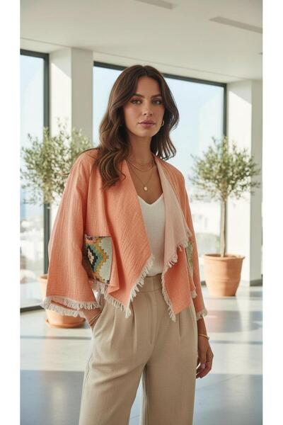 Su Koleksiyon Chaput Muslin Mini Cardigan