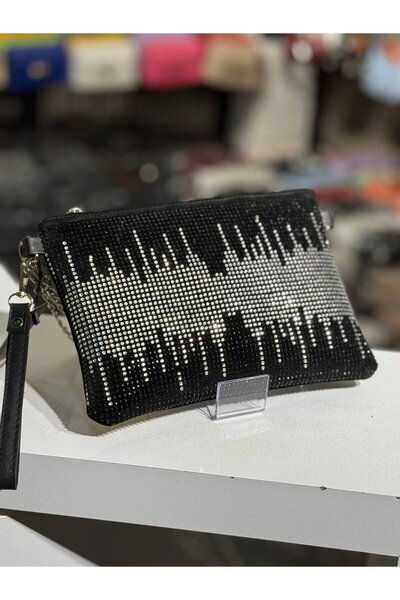 Şımarık SİYAH PARLAK ZİNCİR ASKILI PORTFÖY ÇANTA
