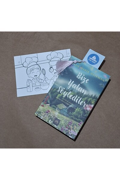 Arkadya Yayınları Bize Yalan Söylediler / Kitap Ayracı ve Kartpostal Boyama H...