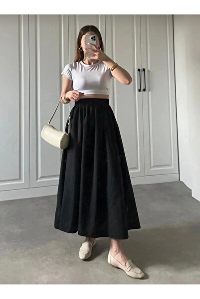 lillia kids Elastic Waist Double Skirt