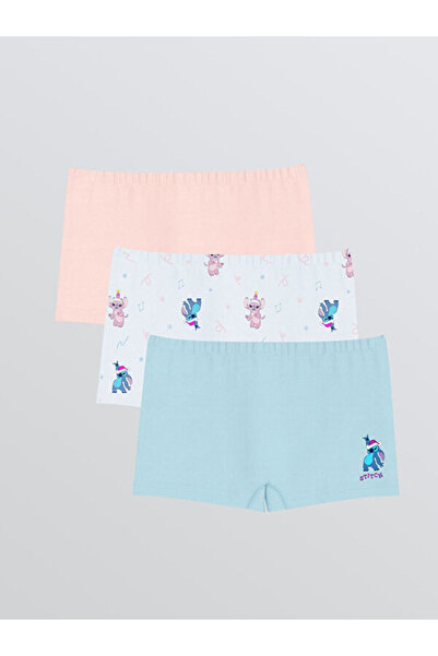 LC Waikiki RMZ GİYİM FARKIYA Boxeri pentru fete cu imprimeu Stitch și Angel, ...