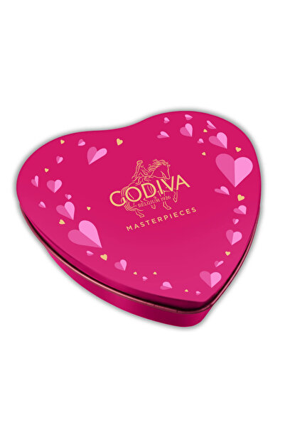 Godiva Sevgililer Günü Özel Metal Kutu, Masterpieces 140 gr