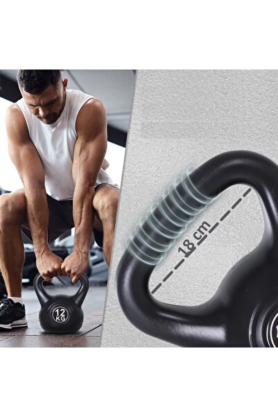 GUS Company 12 KG Kettlebell Dambıl Çaydanlık Tipi Dumbell