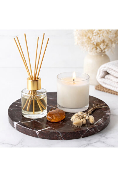 zekmar home stone Mermer Sunumluk / Tabaklık (27 cm)