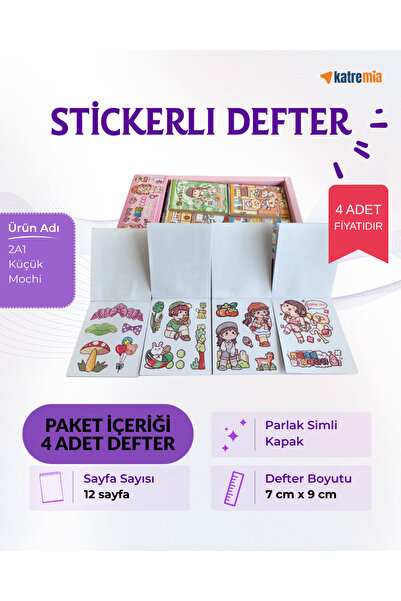 KATREMİA (1-4) Sticker Notebook