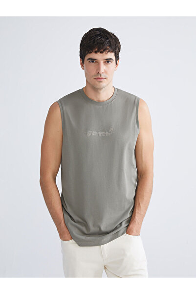 LC Waikiki Tricou fără mâneci pentru bărbați, imprimat, cu gâtul tip crewneck...