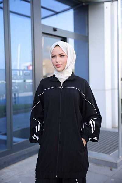 DENİKK Trend Modest Special Design Premium Design Zippered Top and Bottom Tun...