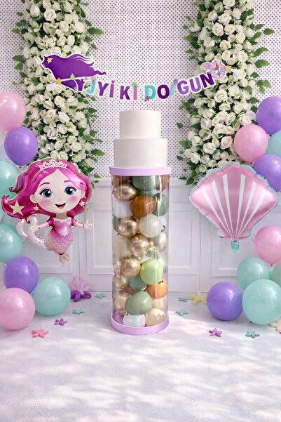 BKMC PARTY ΣΕΤ ΔΙΑΚΟΣΜΗΣΗΣ ΓΙΑ ΠΑΡΤΙ ΓΕΝΕΘΛΙΩΝ ΜΕ ΚΟΛΟΝΑ PVC ΣΕ ΣΧΕΔΙΑΣΜΟ ΓΟΡ...