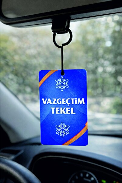 PROMOSYONİK Vazgeçtim Tekel Tasarımlı Oto Kokusu