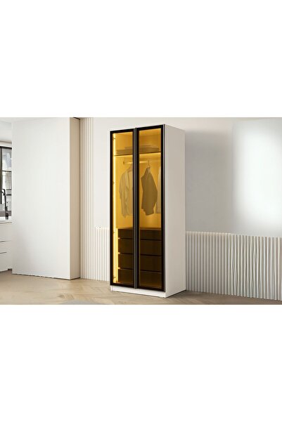 Doressa Home Flen Reflekte Camlı Gardırop