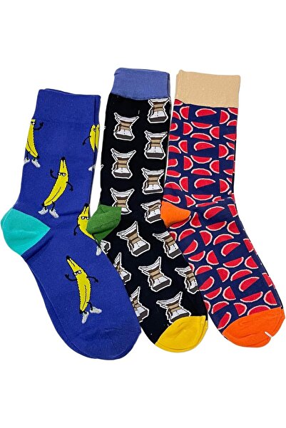 golden pineapple Colorful Long Socks Set