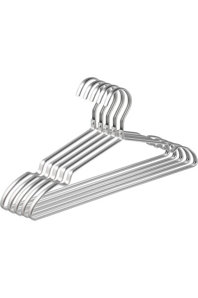 AMBER HOME Premium Aluminum Coat Hangers 20pcs