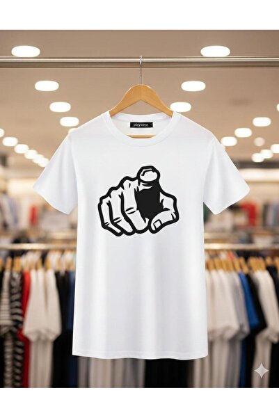 playwear PLAY WEAR Unisex Χαλαρή Εφαρμογή Μπλουζάκι με στάμπα "SHOW WITH YOUR...