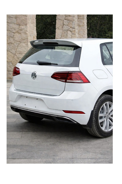 TMZ Garage Volkswagen Golf 7 Beyaz Spoiler | Sportif Tasarım | Şık Arka Görünüm